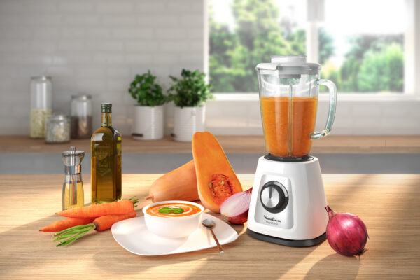 BATIDORA VASO MOULINEX LM4301 CRISTAL 1,25L 800W - Imagen 4