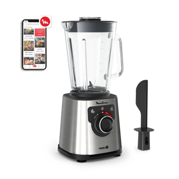 BATIDORA VASO MOULINEX LM871D10 PERFECTMIX+ 1200W INOX - Imagen 2