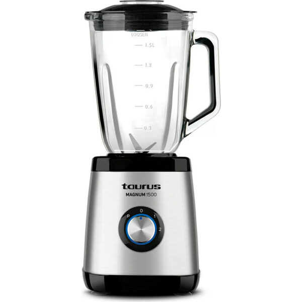 BATIDORA VASO TAURUS 912451000 MAGNUM 1500 INOX NEGRO 1500W