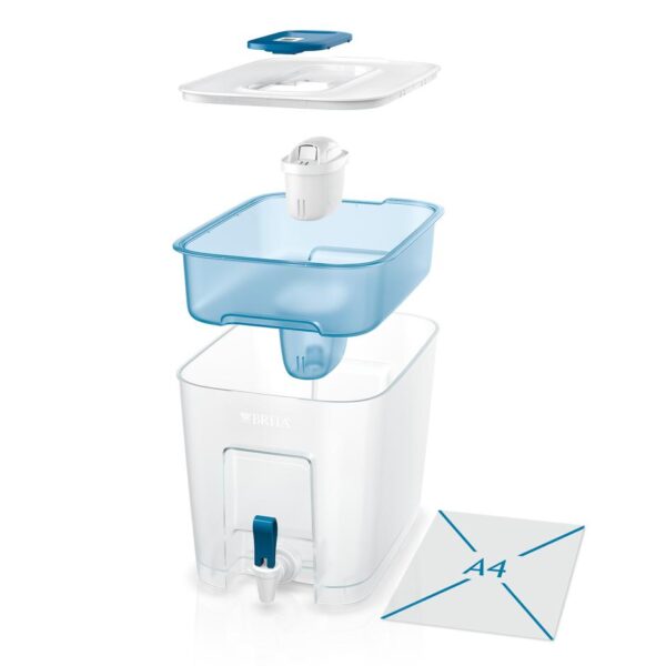 DEPOSITO FILTRANTE BRITA 1055739 FLOW AZUL 1F MXPRO - Imagen 2