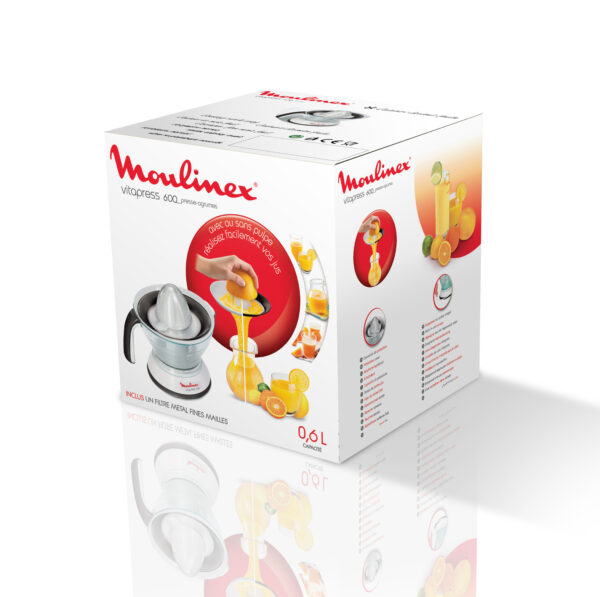 EXPRIMIDOR MOULINEX PC300B10 30W 0,6L BCO/NEGRO - Imagen 7