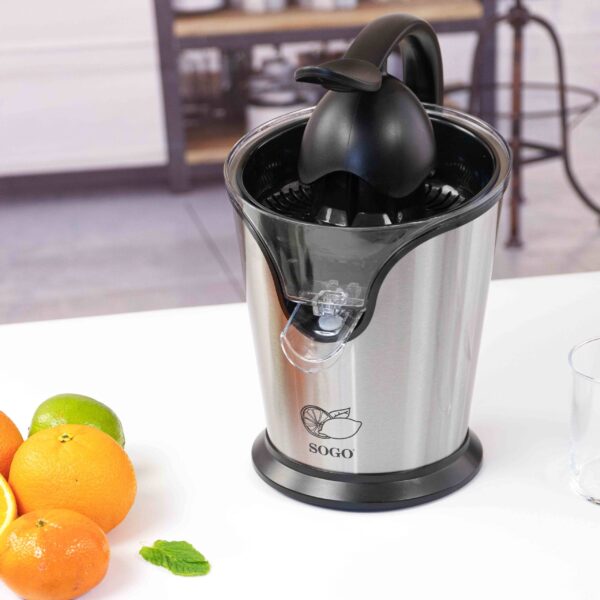 EXPRIMIDOR SOGO EXP-SS-5255 C/PALANCA 100W INOX - Imagen 5