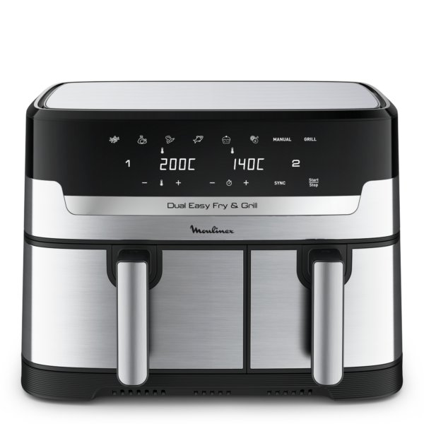 FREIDORA SIN ACEITE MOULINEX EZ905D20 DUAL EASY FRY&GRILL 8