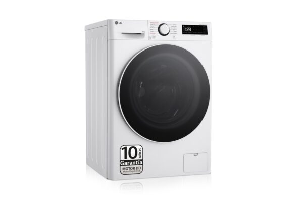 LAVADORA LG BLANCA F2WR5S08A0W 8KG 1200RPM A VAPOR INVERTER
