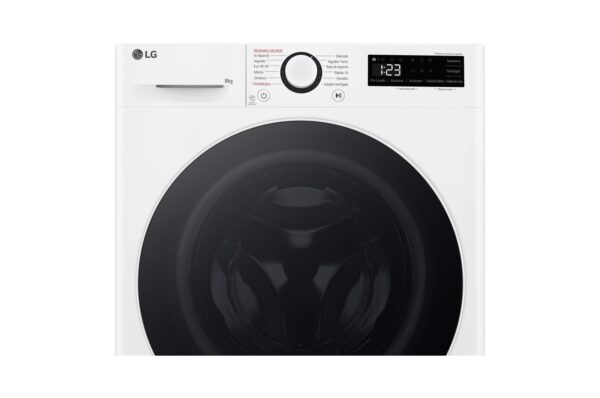 LAVADORA LG BLANCA F2WR5S08A0W 8KG 1200RPM A VAPOR INVERTER - Imagen 10