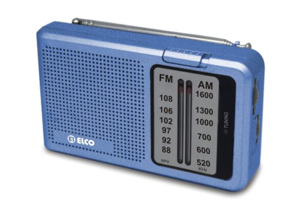 RADIO TRANSISTOR ELCO PD-712N PLATA - Imagen 2