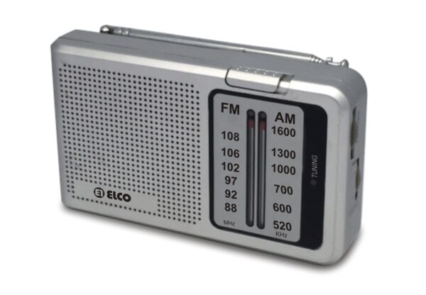RADIO TRANSISTOR ELCO PD-712N PLATA - Imagen 3