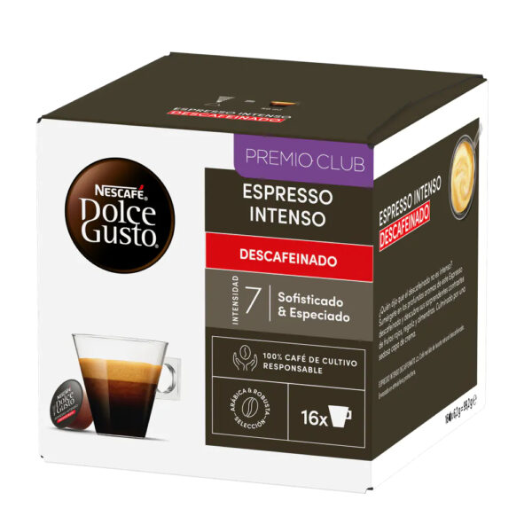 TRIPACK 3PAQ.DOLCE GUSTO ESPRESSO INTENSO DESCAFEINADO 12552455