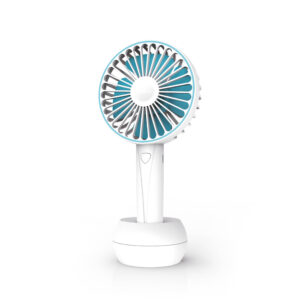 VENTILADOR DE MANO SOGO VEN-SS-21445 PORTATIL RECARGABLE 4W BCO/AZUL