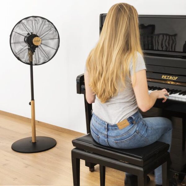 VENTILADOR PIE CECOTEC 08233 ENERGYSILENCE 600 WOODSTYLE 4 ASPAS 16'' - Imagen 2