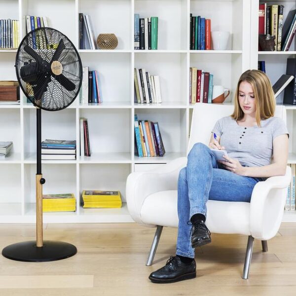 VENTILADOR PIE CECOTEC 08233 ENERGYSILENCE 600 WOODSTYLE 4 ASPAS 16'' - Imagen 7