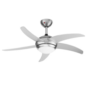 VENTILADOR TECHO TRISTAR VE-5815 112CM LUZ MANDO NIQUEL