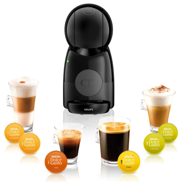 CAFETERA DOLCE GUSTO KRUPS KP1A3BCL PICCOLO XS NEGRA - Imagen 6