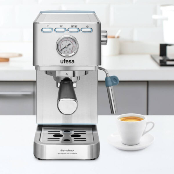 CAFETERA EXPRESS EXPRESS MANUAL UFESA CE8030 MILAZZO 20 BARES 1350W - Imagen 3