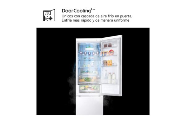 COMBI LG BLANCA GBV7270ESW 203X59,5 NF E DOORCOOLING+ 387L WIFI BCO - Imagen 4