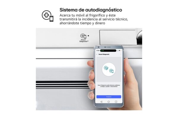 COMBI LG BLANCA GBV7270ESW 203X59,5 NF E DOORCOOLING+ 387L WIFI BCO - Imagen 10