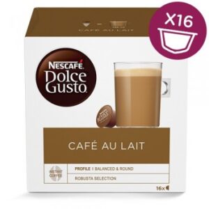 PAQUETE 16 CAPS.DOLCE GUSTO CAFE CON LECHE 12486521