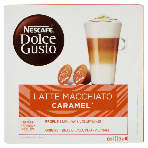 PAQUETE 16 CAPS.DOLCE GUSTO CARAMEL LATTE MACCHIAT 12422409 - Imagen 2