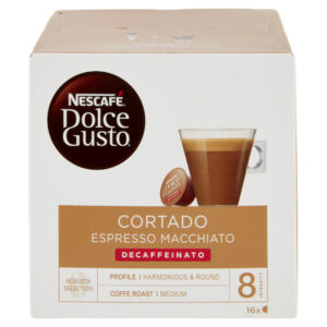 PAQUETE 16 CAPS.DOLCE GUSTO CORTADO DESCAF.12213078
