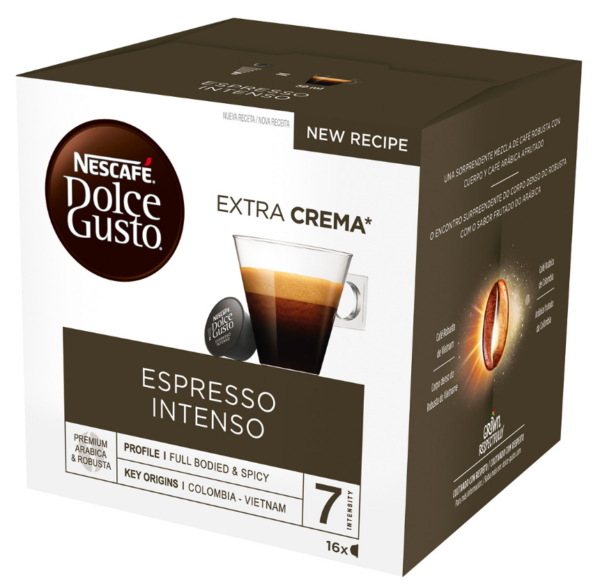 PAQUETE 16 CAPS.DOLCE GUSTO INTENSO 012393403