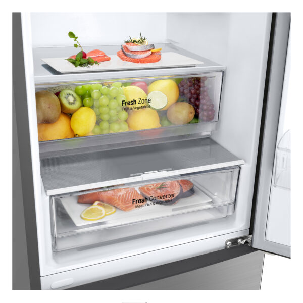 .AT.COMBI LG GBP52PZNCN1 203X59,5 NF C DOORCOOLING+ INOX - Imagen 5