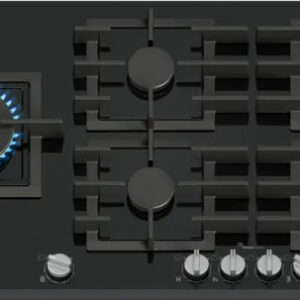 .AT.PLACA GAS BOSCH PRS9A6H40 5F C/WOK 90CM CRIST.NGO