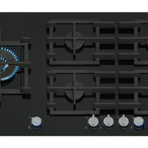 .AT.PLACA GAS SIEMENS ER9A6SH40 5F C/WOK 90CM CRIST.NGO