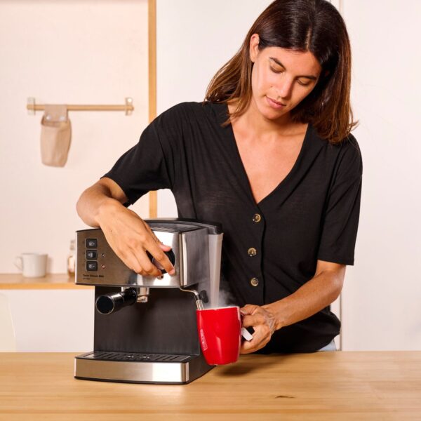 CAFETERA EXPRESS SOLAC S92020200 CE4483 TASTE CLASSIC M80 20BAR INOX - Imagen 5