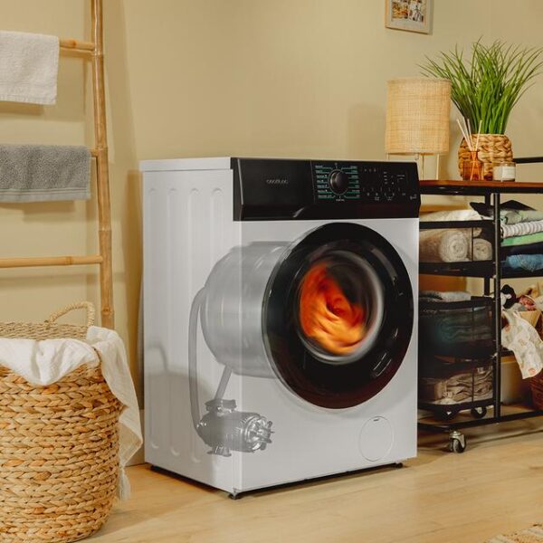 LAVADORA CECOTEC 02794 9KG 1400R A 9300 INVERTER PLUS BCA. - Imagen 7