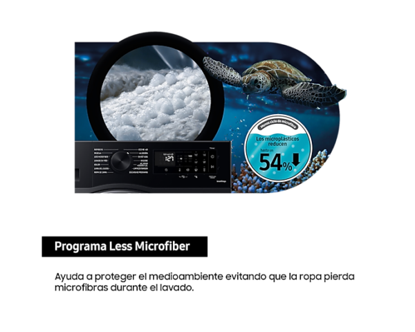 LAVADORA SAMSUNG WW90CGC04DABEC 9KG 1400RPM A NGA. ECOBUBBLE - Imagen 4