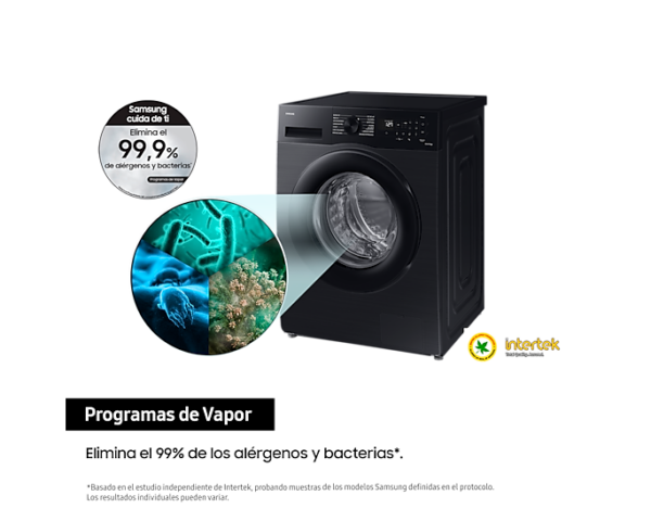 LAVADORA SAMSUNG WW90CGC04DABEC 9KG 1400RPM A NGA. ECOBUBBLE - Imagen 5
