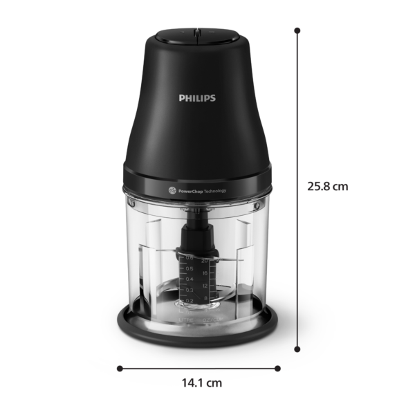 PICADORA PHILIPS HR1501/00 1L 450W BOWL PLASTICO - Imagen 3