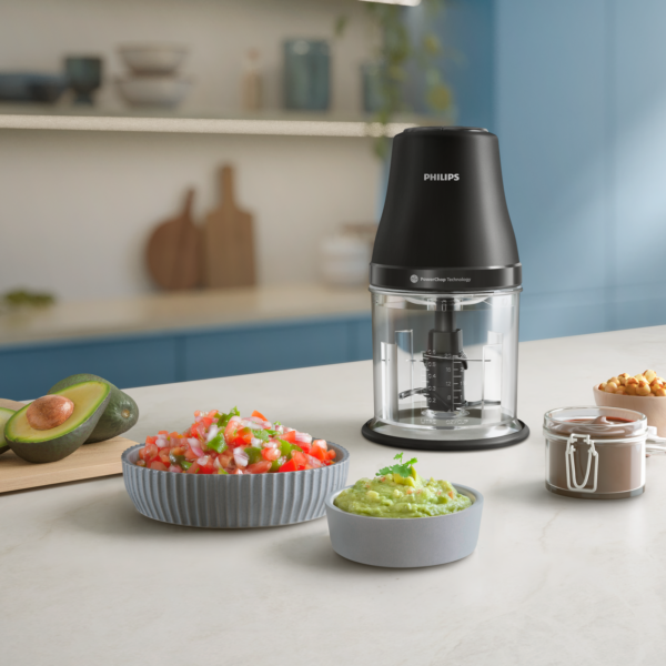 PICADORA PHILIPS HR1501/00 1L 450W BOWL PLASTICO - Imagen 5