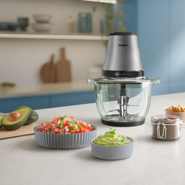 PICADORA PHILIPS HR1503/00 2L 500W BOWL CRISTAL - Imagen 5