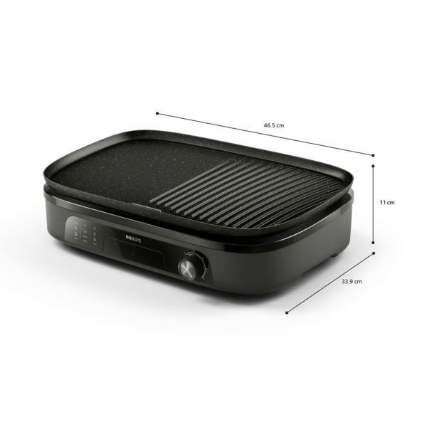 PLANCHA-PARRILLA ASAR PHILIPS HOGAR HD6210/90 2400W VERSATIL EXTRAIBLE - Imagen 5