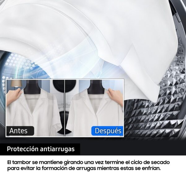 SECADORA BOMBA CALOR SAMSUNG DV90DG52A0AEEC 9K C WIFI BCO - Imagen 6