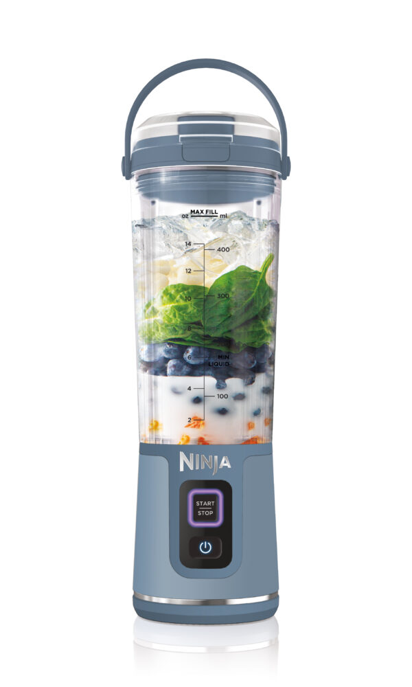 BATIDORA VASO NINJA BC151EUNV 530ML INDIVIDUAL INALAMBRICA AZUL - Imagen 2