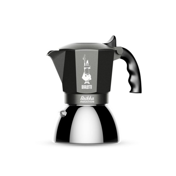 CAFETERA ITALIANA BIALETTI BRIKKA INDUCCION HACE CREMA