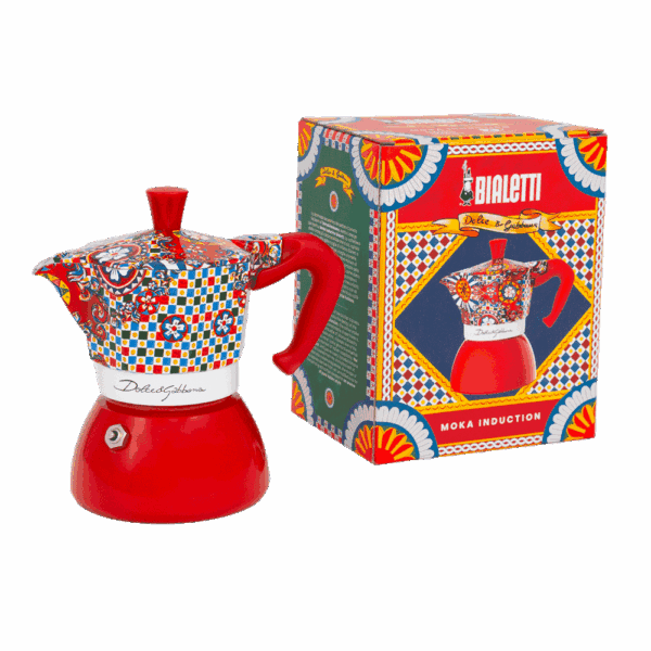 CAFETERA ITALIANA BIALETTI MOKA D&G CARRETO INDUCCION - Imagen 3