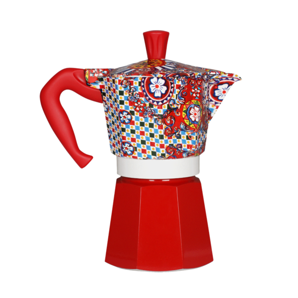 CAFETERA ITALIANA BIALETTI MOKA D&G CARRETO VITRO - Imagen 3