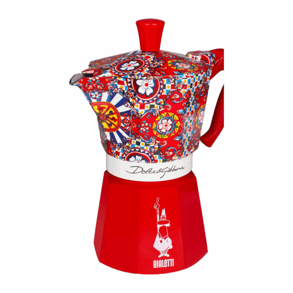 CAFETERA ITALIANA BIALETTI MOKA D&G CARRETO VITRO - Imagen 4