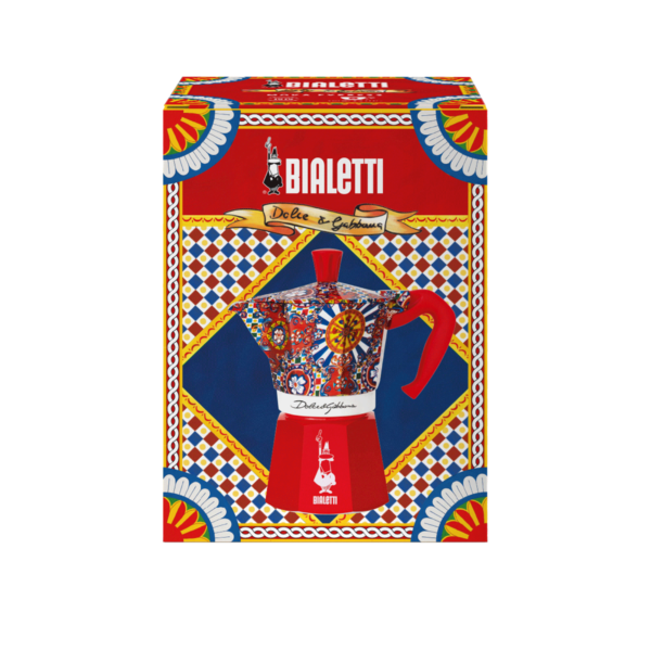 CAFETERA ITALIANA BIALETTI MOKA D&G CARRETO VITRO - Imagen 5