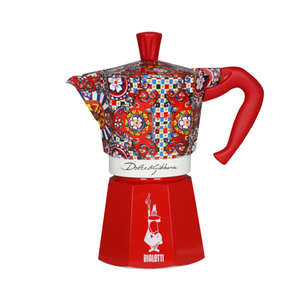 CAFETERA ITALIANA BIALETTI MOKA D&G CARRETO VITRO