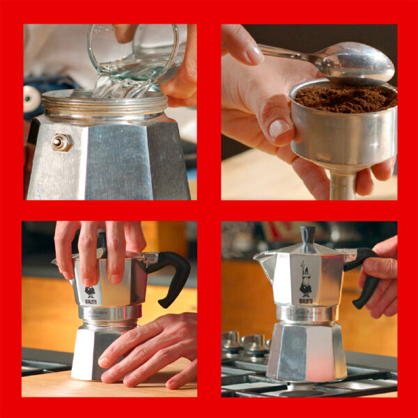 CAFETERA ITALIANA BIALETTI MOKA EXPRESS VITRO - Imagen 5