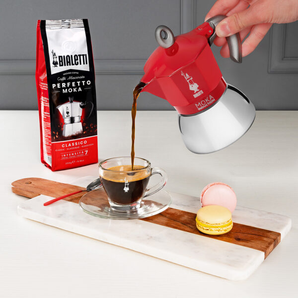 CAFETERA ITALIANA BIALETTI NEW MOKA INDUCCION COLOR - Imagen 2