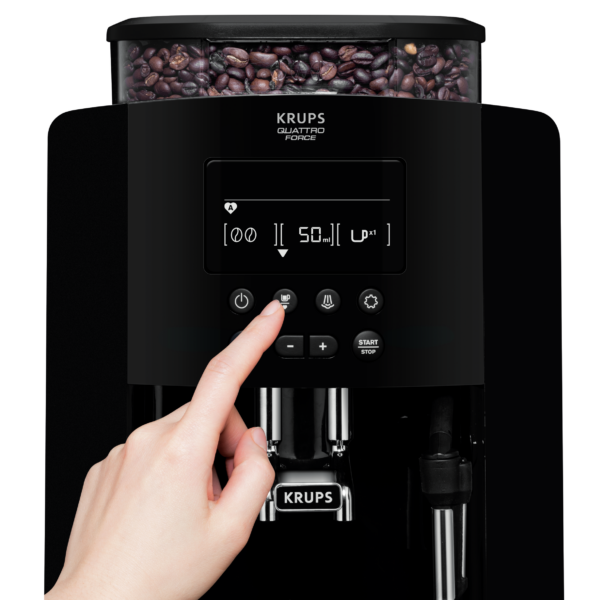 CAFETERA SUPERAUTOMATICA KRUPS ARABICA EA8170 15BAR 1450W NGA - Imagen 6